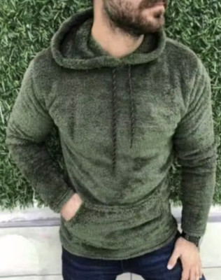 GURUNANAK Full Sleeve Solid Men Sweatshirt