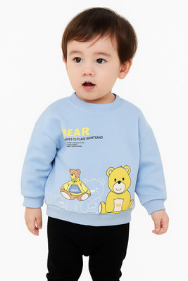 SADIA ENTERPRISES Full Sleeve Graphic Print Baby Boys Sweatshirt