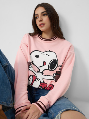 The Souled Store Full Sleeve Graphic Print Women Sweatshirt