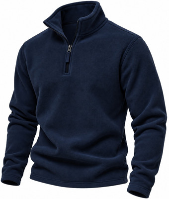 Lripsome Full Sleeve Solid Men Sweatshirt