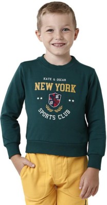 Kate & Oscar Full Sleeve Printed Boys Sweatshirt