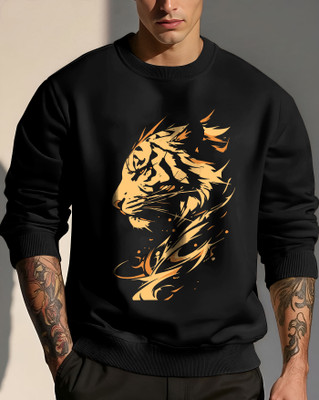 AUSK Full Sleeve Graphic Print Men Sweatshirt