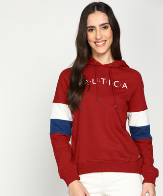 NAUTICA Full Sleeve Printed Women Sweatshirt