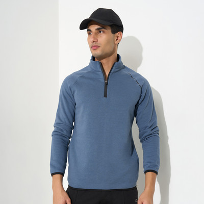 Ajile By Pantaloons Full Sleeve Solid Men Sweatshirt