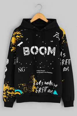 GEEZY Full Sleeve Self Design Men Sweatshirt