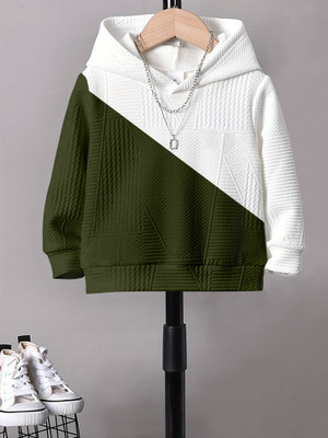 EMBLICA Full Sleeve Color Block Boys & Girls Sweatshirt