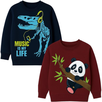 The Knight Riders Full Sleeve Graphic Print Baby Boys & Baby Girls Sweatshirt