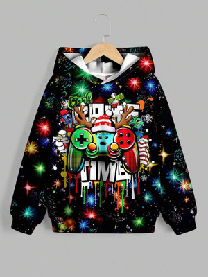 Priyal Designer Full Sleeve Printed Boys Reversible Sweatshirt