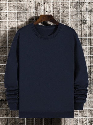 UrGear Full Sleeve Solid Men Sweatshirt