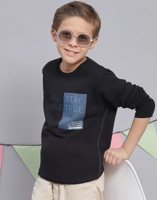 MONTE CARLO Full Sleeve Printed Boys Sweatshirt