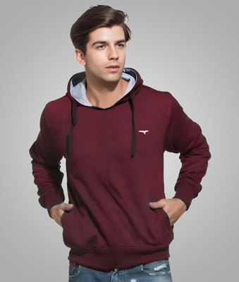 Reya Full Sleeve Solid Men Sweatshirt