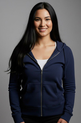 DivRa Clothing Full Sleeve Solid Women Sweatshirt