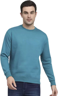 R Creation Full Sleeve Solid Men Sweatshirt