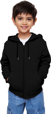 FUNKEY MONKEY Full Sleeve Solid Boys Sweatshirt