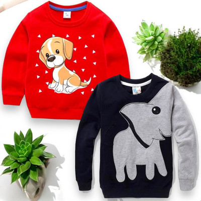 DOODEEKIDS Full Sleeve Printed Baby Boys & Baby Girls Sweatshirt