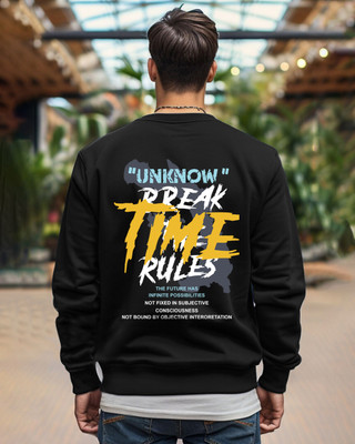 FastColors Full Sleeve Graphic Print Men Sweatshirt