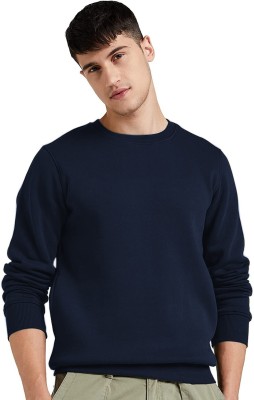 HEATHEX Full Sleeve Solid Men Sweatshirt