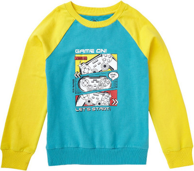 Cub McPaws Full Sleeve Graphic Print Boys Sweatshirt