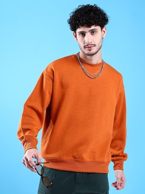 The Indian Garage Co. Full Sleeve Solid Men Sweatshirt