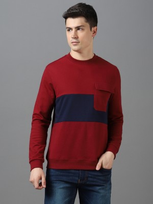 Urbano Fashion Full Sleeve Solid Men Sweatshirt