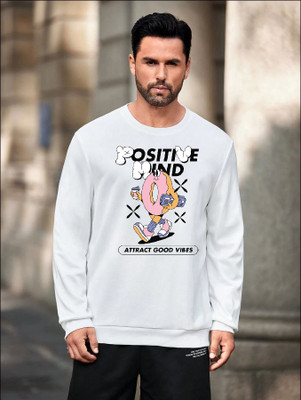 RUMORS Full Sleeve Printed Men Sweatshirt