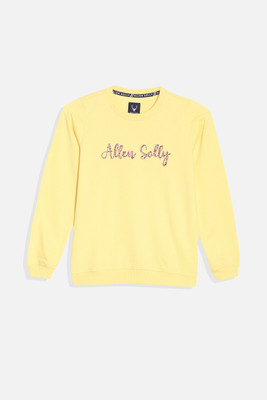 Allen Solly Full Sleeve Printed Girls Sweatshirt