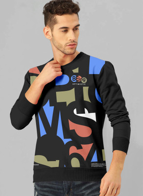 Triptee Full Sleeve Solid Men Sweatshirt