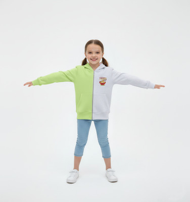 MAQUI Full Sleeve Color Block Boys & Girls Sweatshirt