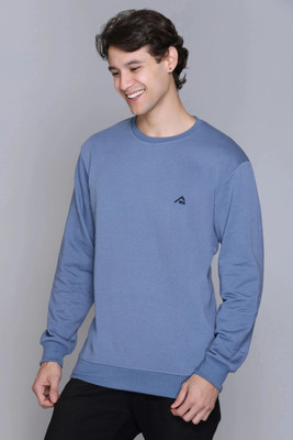 MELLOWMEN Full Sleeve Solid Men Sweatshirt