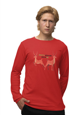 DOGAR ESSENTIALS Full Sleeve Graphic Print Men Sweatshirt