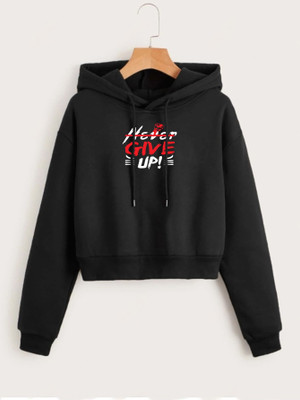 Vmens Printed Round Neck Formal Women Black Sweater