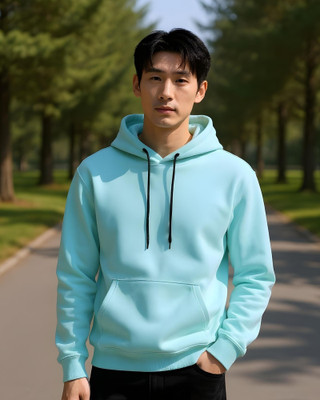 flyind Full Sleeve Solid Men Sweatshirt