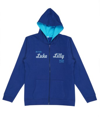 Luke and Lilly Full Sleeve Solid Boys Sweatshirt