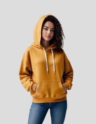 Pwexz Full Sleeve Solid Women Sweatshirt