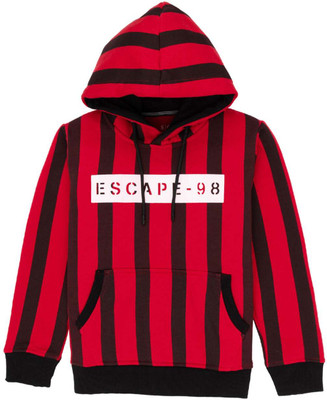 Status Quo Full Sleeve Striped Boys Sweatshirt