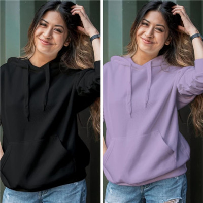 HouseOfCommon Full Sleeve Solid Women Sweatshirt