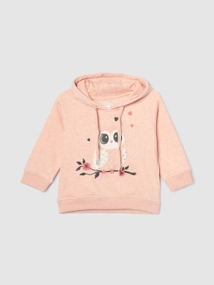 MAX Full Sleeve Solid Baby Girls Sweatshirt