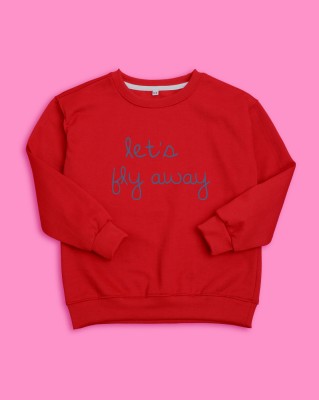 Nusyl Full Sleeve Printed Girls Sweatshirt