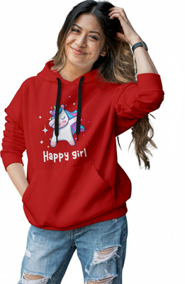EZCLOTHING Full Sleeve Graphic Print Women Sweatshirt