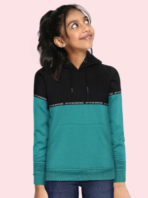 UTH by Roadster Full Sleeve Color Block Girls Sweatshirt