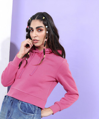 Tokyo Talkies Full Sleeve Solid Women Sweatshirt