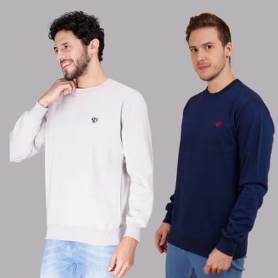 AAITHAN Full Sleeve Self Design Men Sweatshirt
