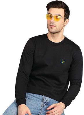 Super Weston Full Sleeve Solid Men Sweatshirt