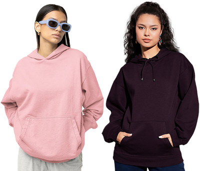 Bokaro Full Sleeve Solid Women Sweatshirt