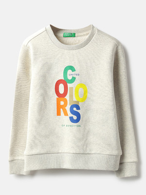 United Colors of Benetton Full Sleeve Printed Boys Sweatshirt