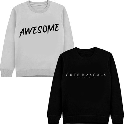 Cute Rascals Full Sleeve Printed Baby Boys Sweatshirt