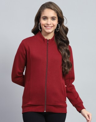 MONTE CARLO Full Sleeve Solid Women Sweatshirt