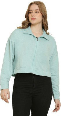 UNIVERSAL ACCESSE Full Sleeve Solid Women Sweatshirt
