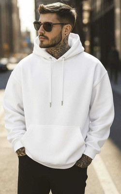 PATOIS Full Sleeve Solid Men Sweatshirt