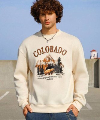 METRONAUT Full Sleeve Printed Men Sweatshirt